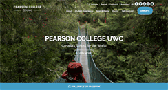 Desktop Screenshot of pearsoncollege.ca