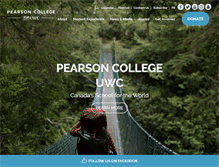 Tablet Screenshot of pearsoncollege.ca